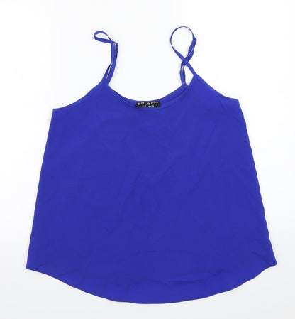 Womens UK Size 12 Select Blue Basic T-Shirt