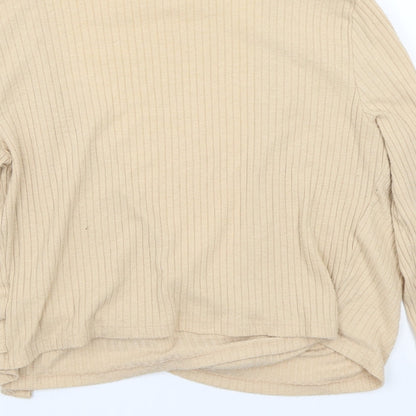 Primark Womens Beige   Cardigan Jumper Size M