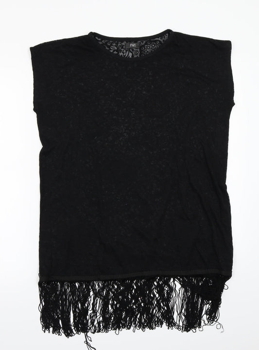 F&F Womens Black   Basic T-Shirt Size S