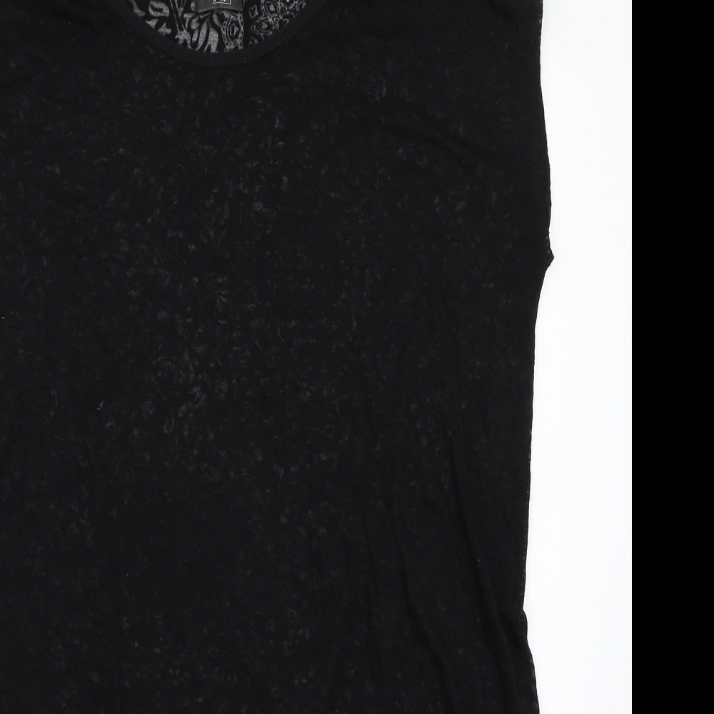 F&F Womens Black   Basic T-Shirt Size S