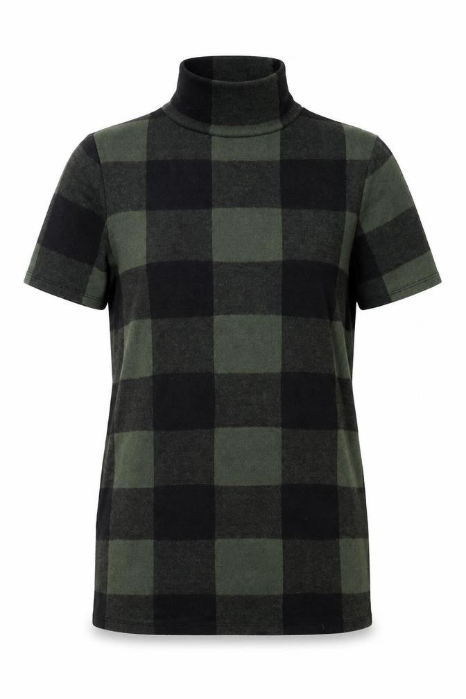 Select Womens Green Check  A-Line  Size 12