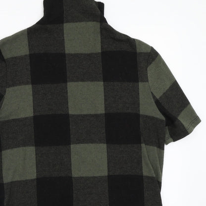 Select Womens Green Check  A-Line  Size 12