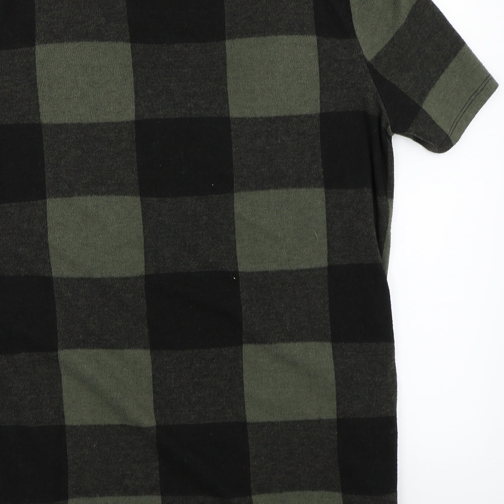 Select Womens Green Check  A-Line  Size 12