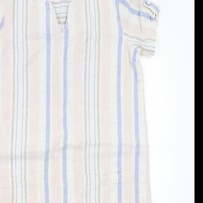 TU Womens Pink Striped  A-Line  Size 10