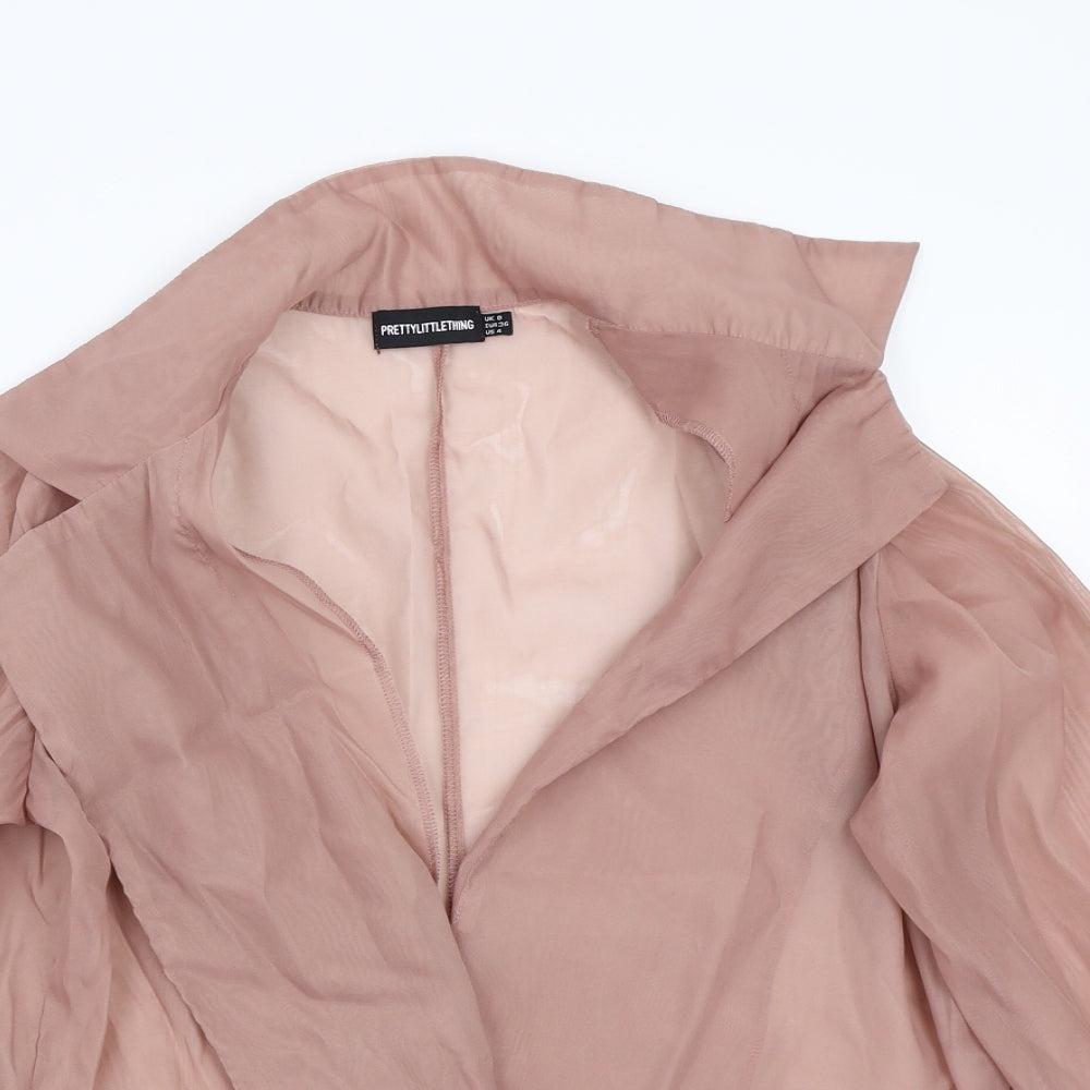 Pretty little thing Womens Pink   Basic T-Shirt Size 8