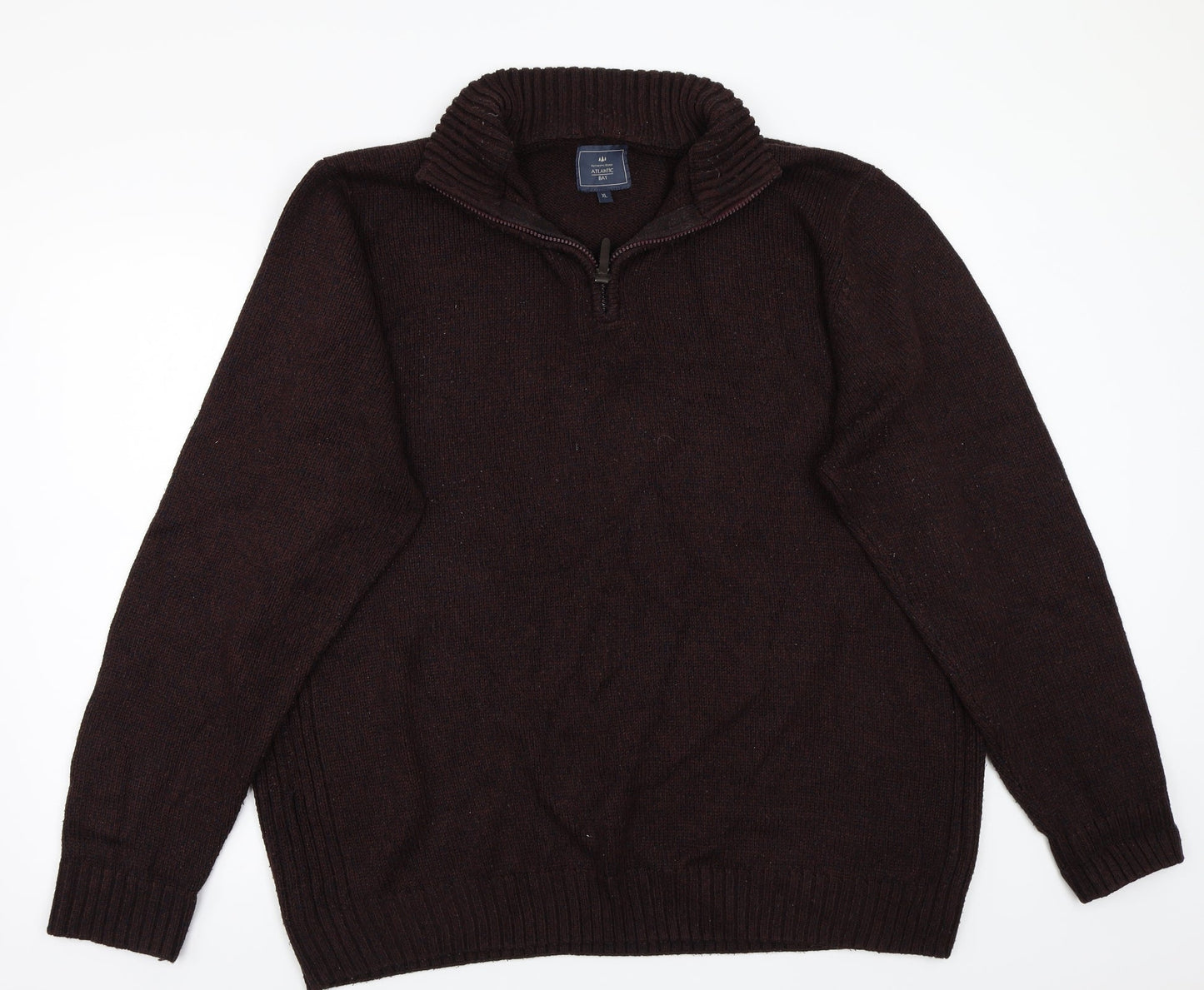 Atlandtic bay Mens Brown   Pullover Jumper Size XL