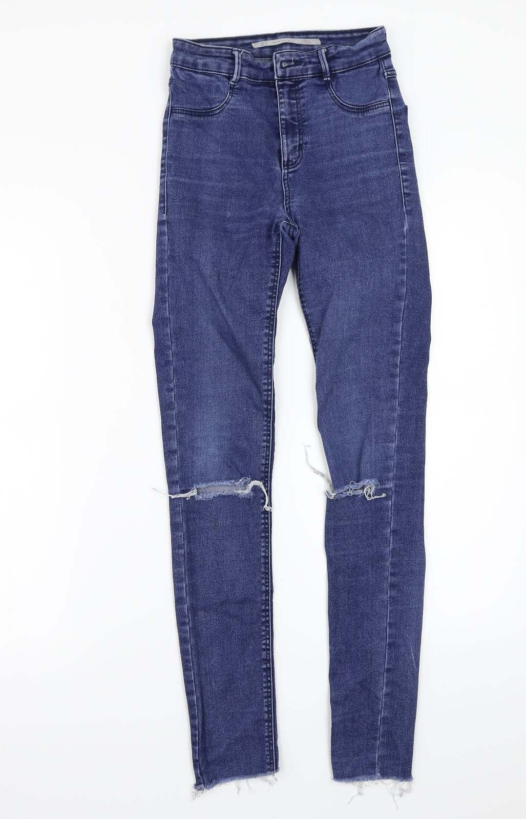 Zara Womens Blue   Skinny Jeans Size 34 L28 in