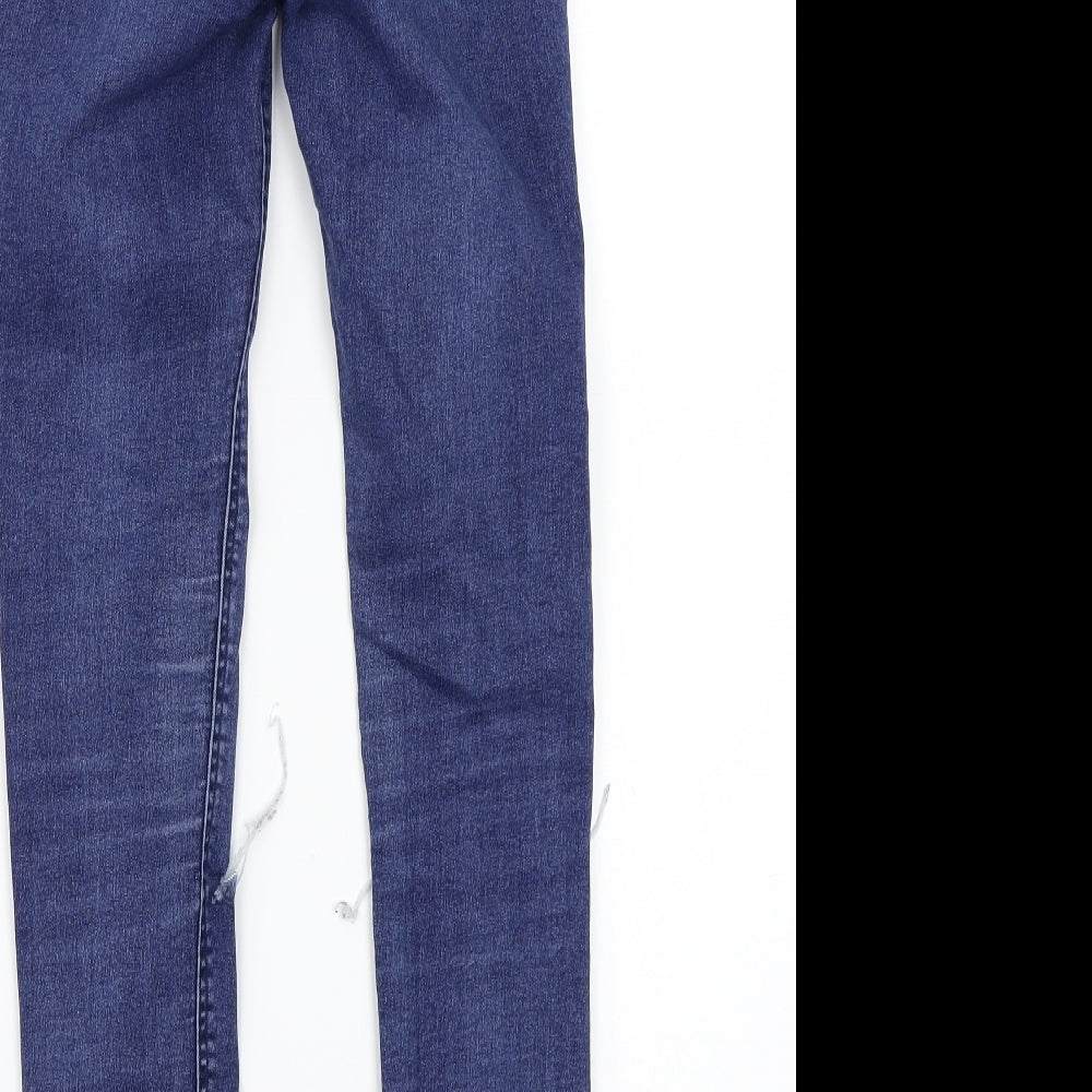 Zara Womens Blue   Skinny Jeans Size 34 L28 in