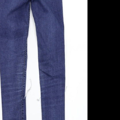 Zara Womens Blue   Skinny Jeans Size 34 L28 in