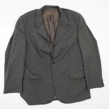 Mens UK Size 44 Burton Regular Grey Suit Jacket
