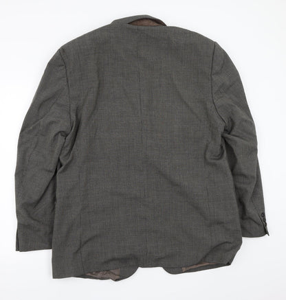 Mens UK Size 44 Burton Regular Grey Suit Jacket