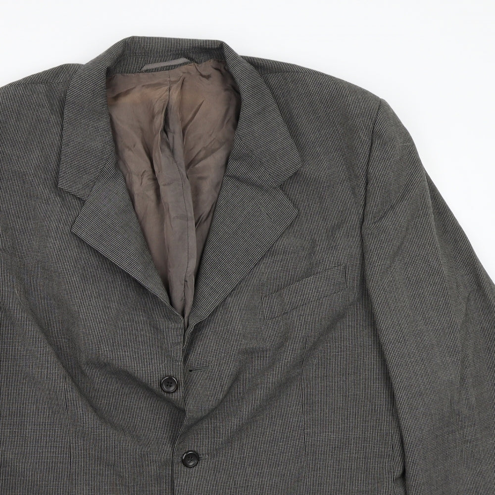 Mens UK Size 44 Burton Regular Grey Suit Jacket