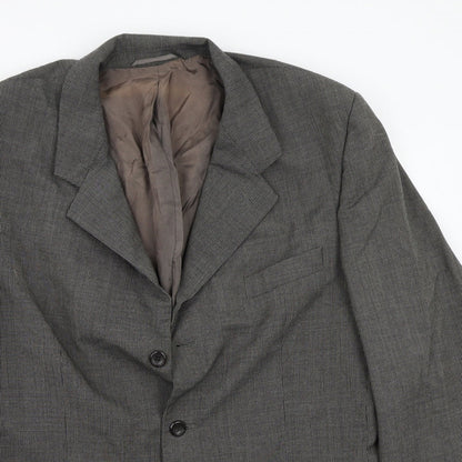 Mens UK Size 44 Burton Regular Grey Suit Jacket