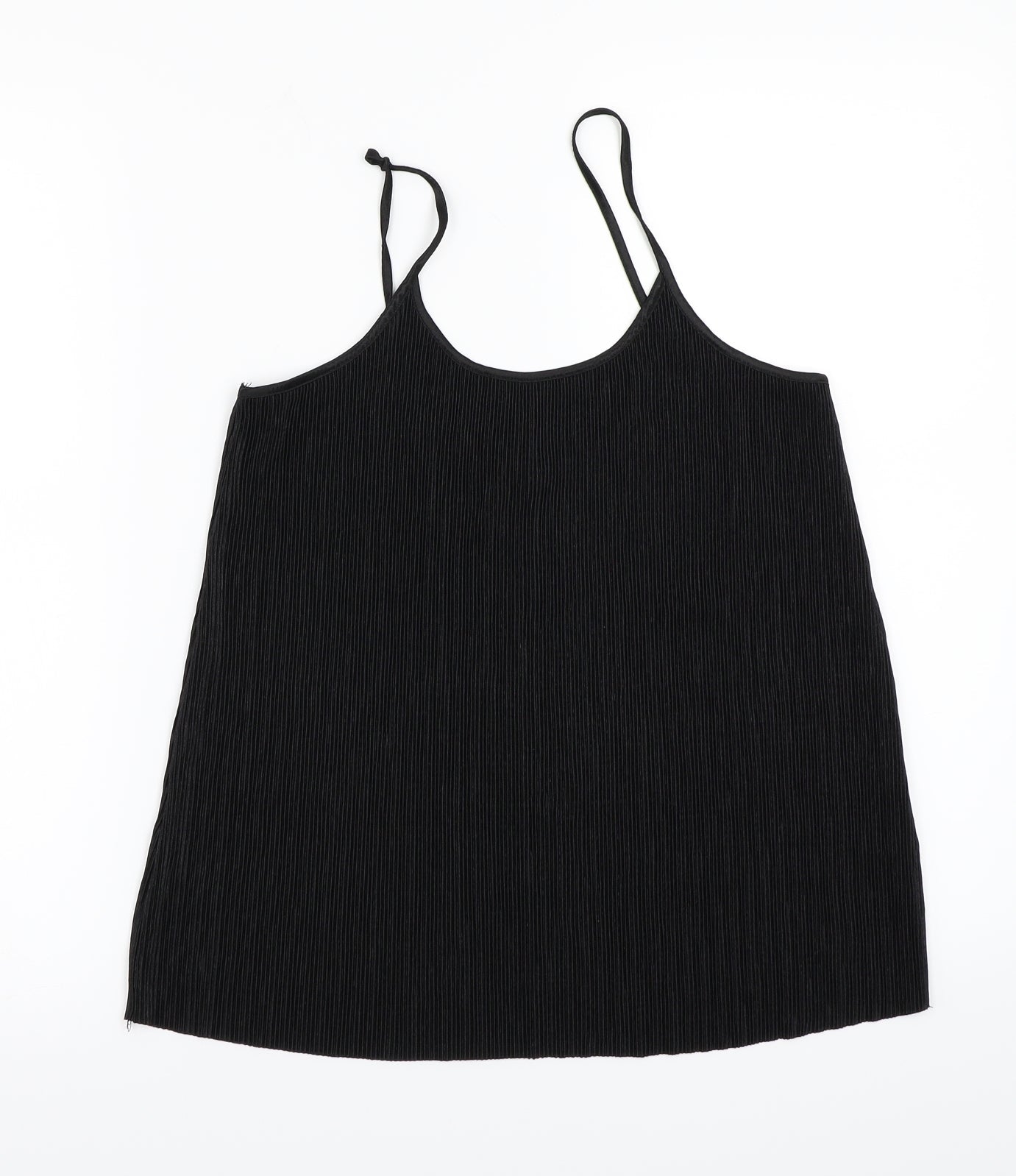 Womens UK Size XS H&M Black Basic T-Shirt