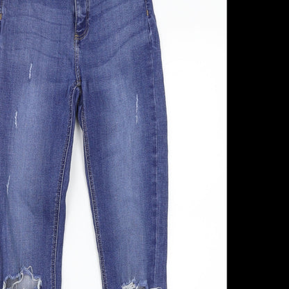 Denim & Co. Womens Blue   Skinny Jeans Size 6 L27 in