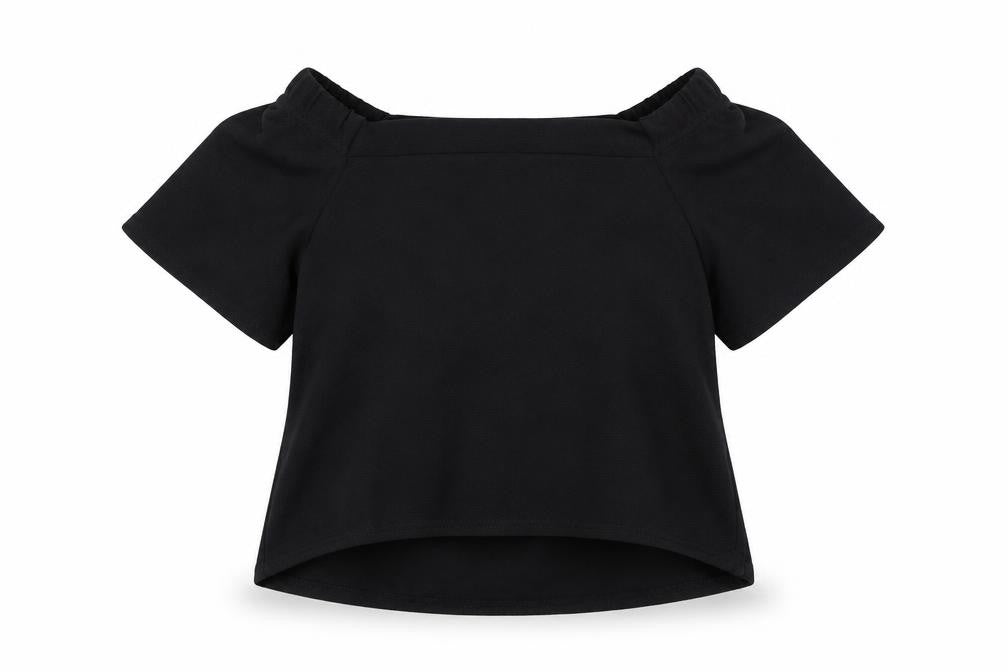 PRETTYLITTLETHING Womens Black   Basic T-Shirt Size S