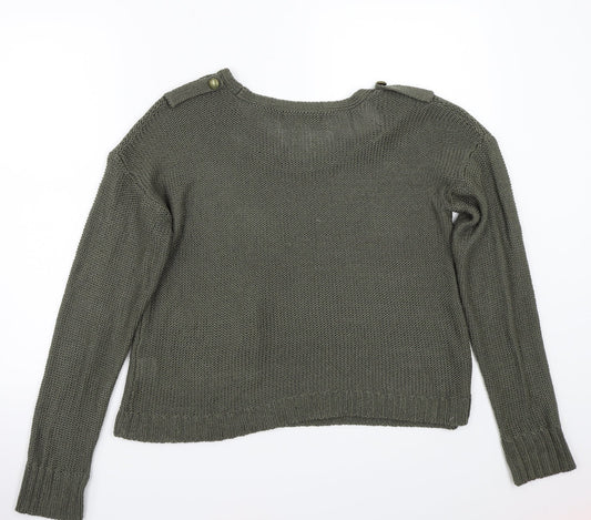 Internationale Womens Green   Pullover Jumper Size 14