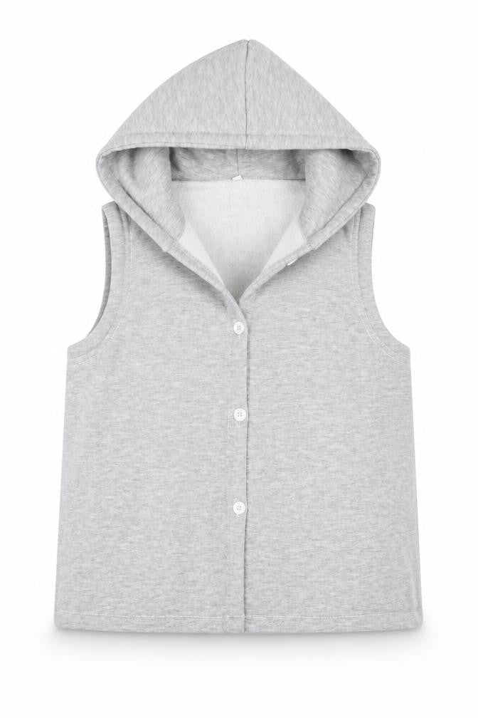 Womens UK Size 2 Preworn Grey Gilet