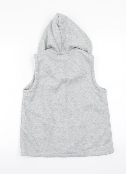 Womens UK Size 2 Preworn Grey Gilet
