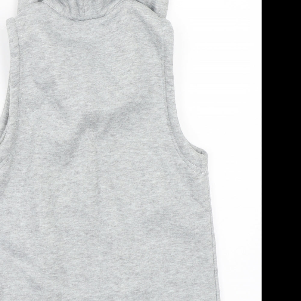 Womens UK Size 2 Preworn Grey Gilet