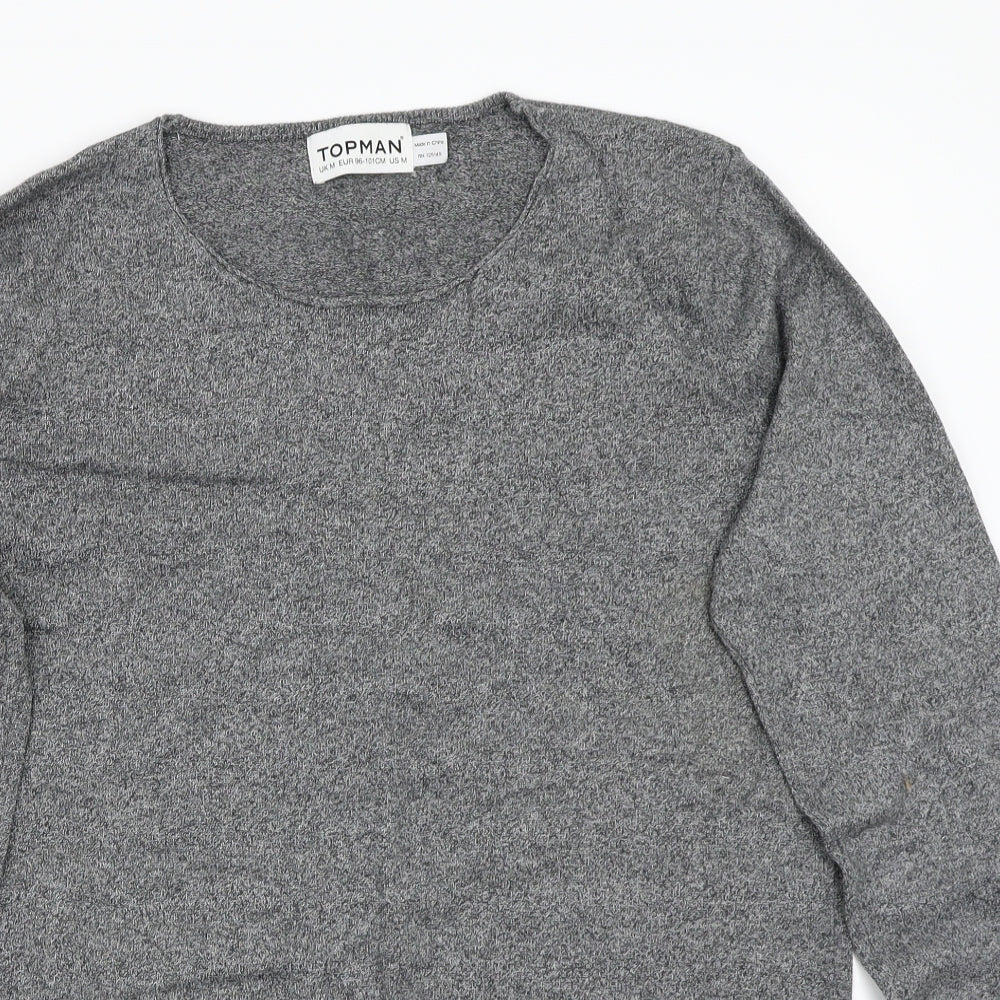 Topman Mens Grey   Pullover Jumper Size M