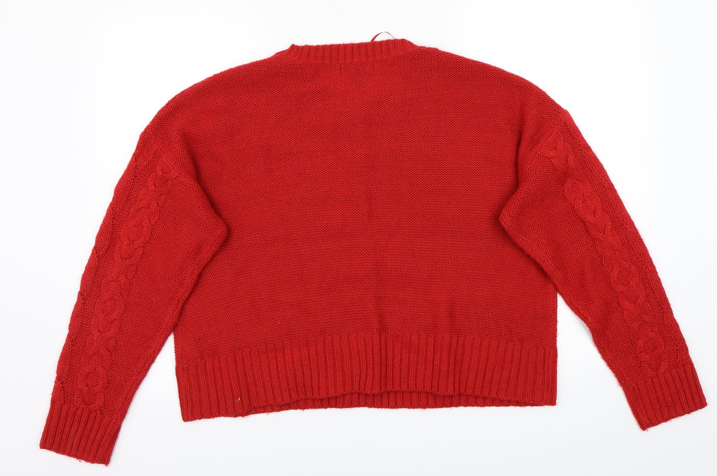 Newlook Womens Red   Pullover Jumper Size L