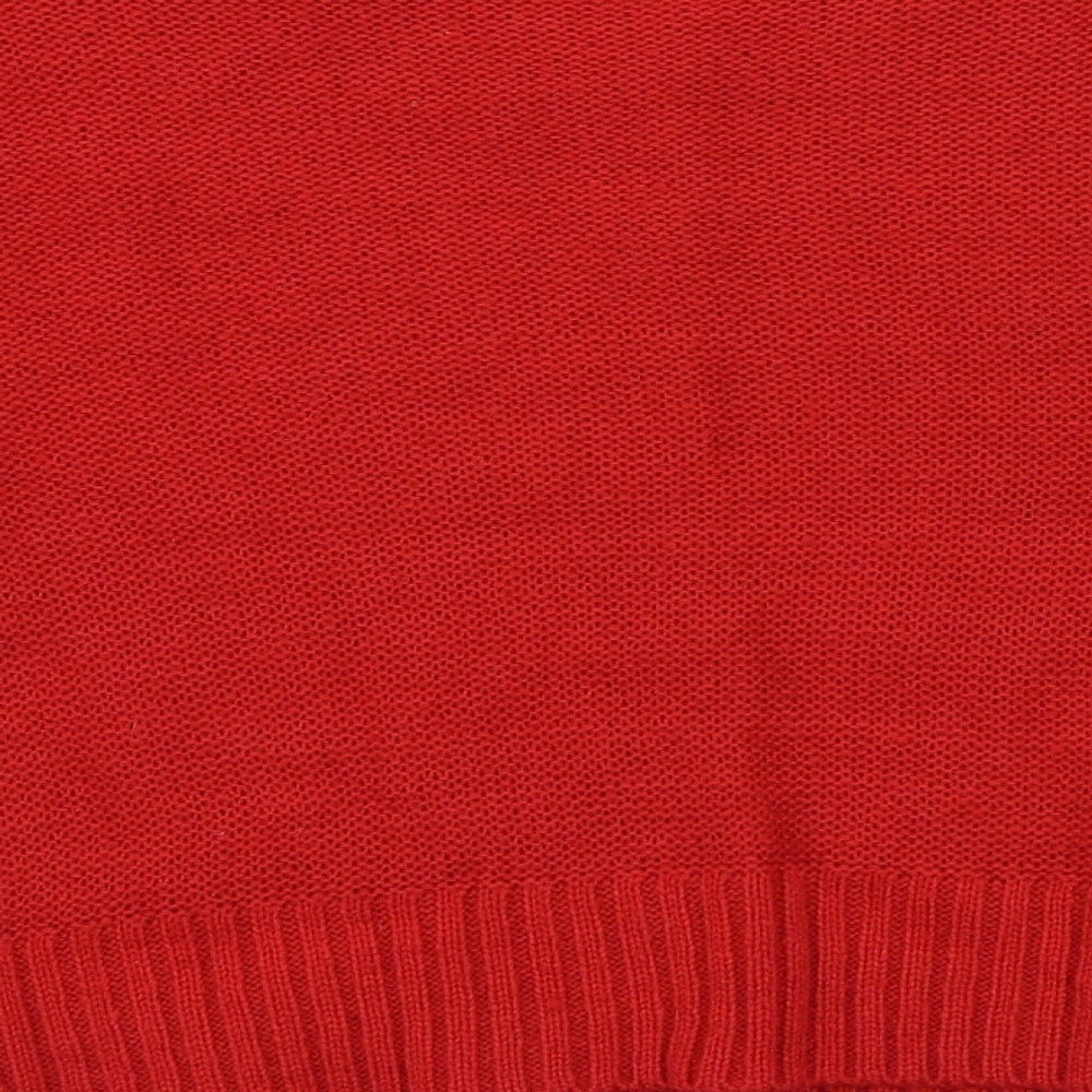 Newlook Womens Red   Pullover Jumper Size L
