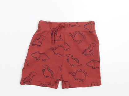 George Baby Brown   Cropped Trousers Size 6-9 Months