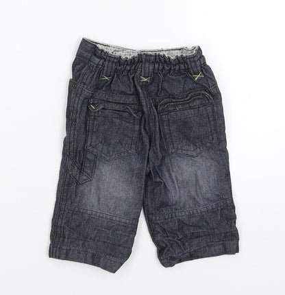 Baby Boutique Baby Blue  Denim Capri Jeans Size 3-6 Months