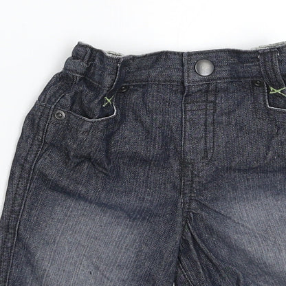 Baby Boutique Baby Blue  Denim Capri Jeans Size 3-6 Months