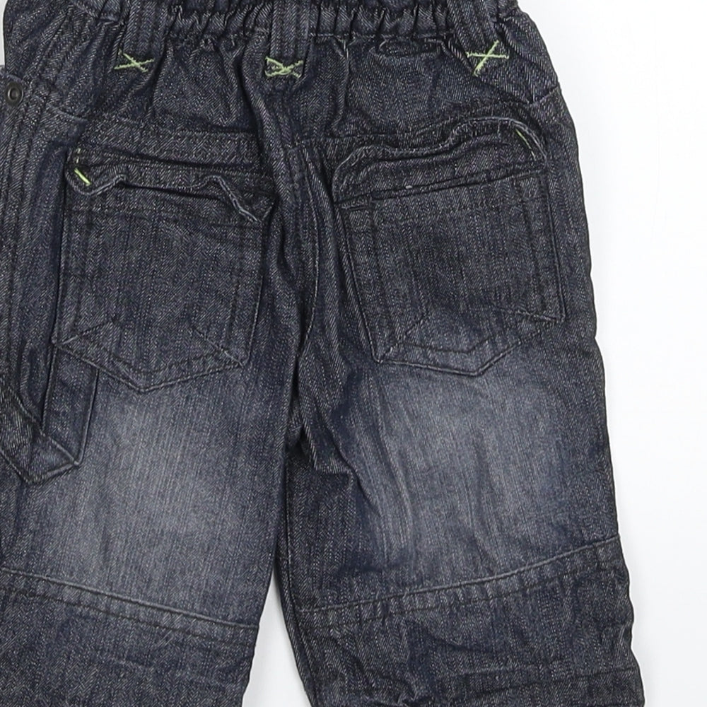 Baby Boutique Baby Blue  Denim Capri Jeans Size 3-6 Months