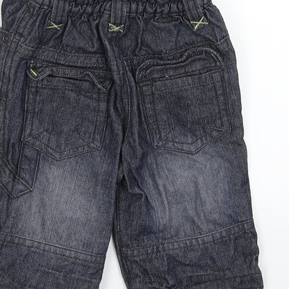 Baby Boutique Baby Blue  Denim Capri Jeans Size 3-6 Months