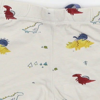 George Baby White   Cropped Trousers Size 6-9 Months  - Shorts