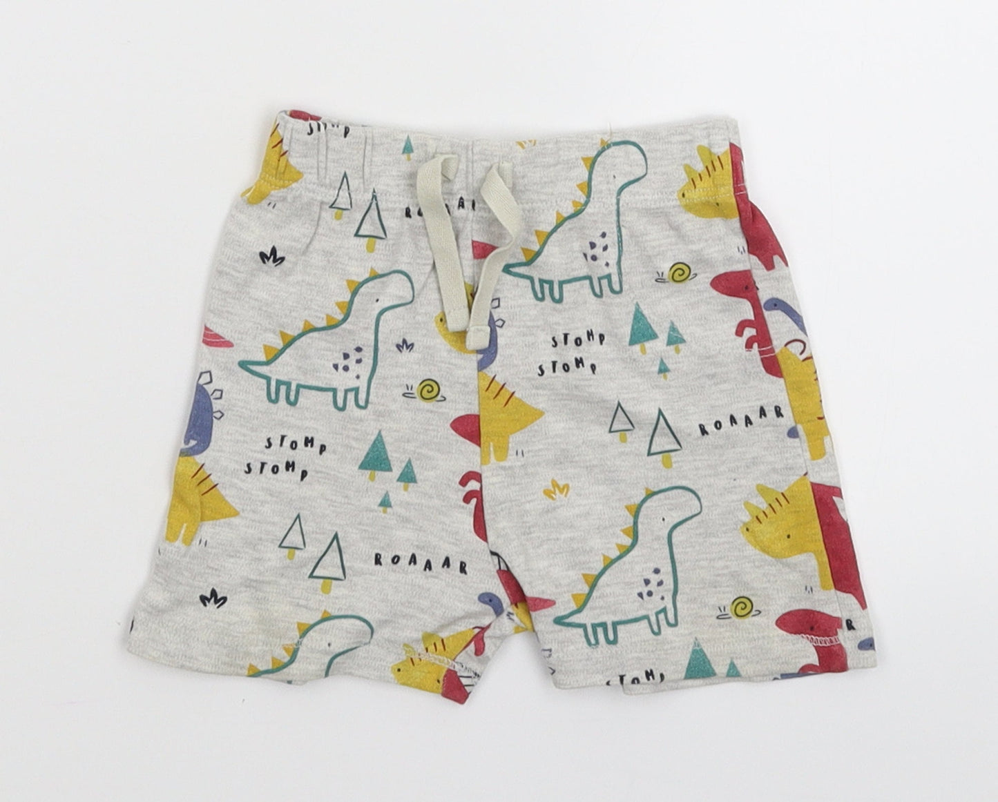George Baby Grey   Cropped Trousers Size 6-9 Months  - Shorts
