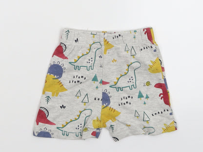 George Baby Grey   Cropped Trousers Size 6-9 Months  - Shorts