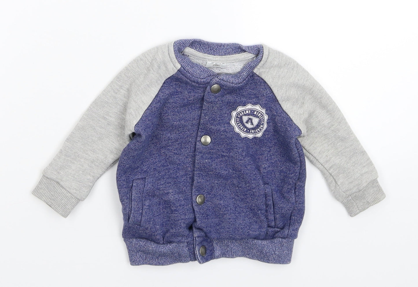 F&F Baby Multicoloured   Varsity Jacket Jacket Size 3-6 Months