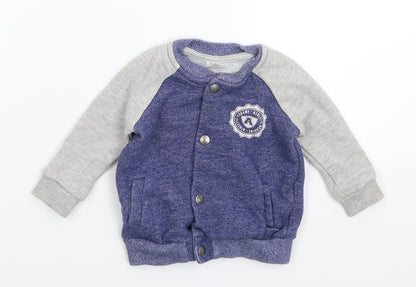 F&F Baby Multicoloured   Varsity Jacket Jacket Size 3-6 Months