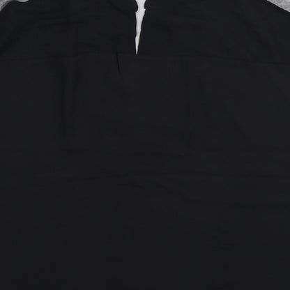 Womens UK Size XL Emery Rose Black Basic Blouse