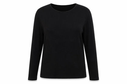 Front view of H&M women’s black jumper, size M
