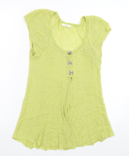 Marks and Spencer Womens Green   Cardigan Jumper Size 10