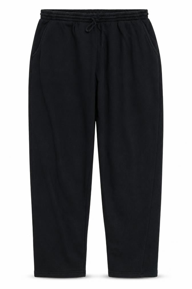 Front view of Bonmarché women’s blue sweatpants, size M, 27-inch leg
