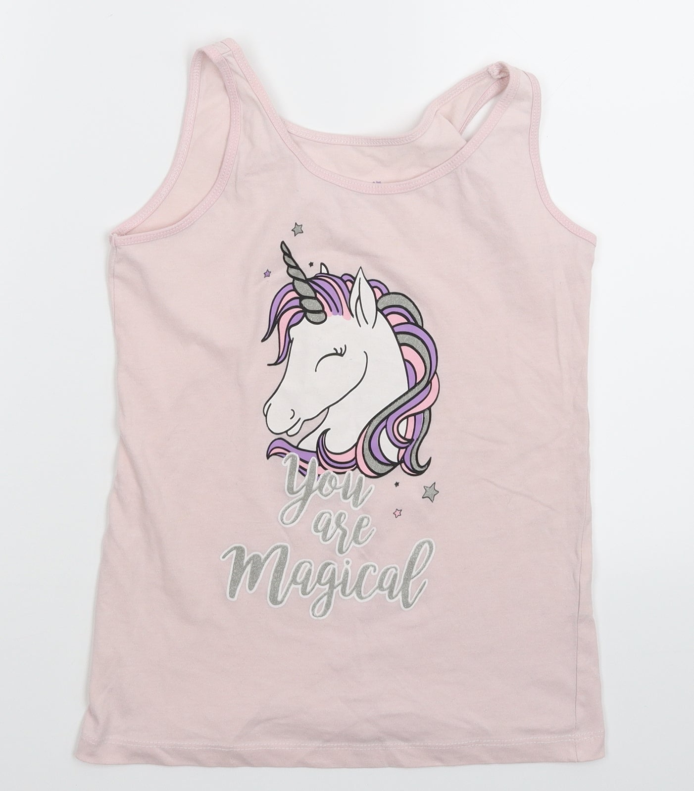Primark Girls Pink   Basic Tank Size 11 Years