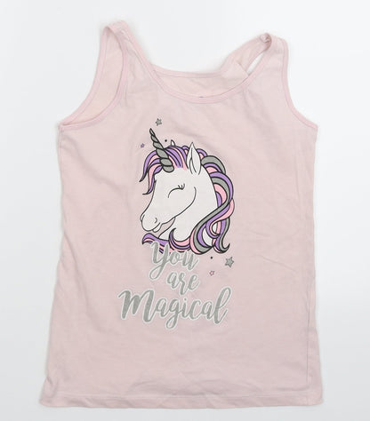 Primark Girls Pink   Basic Tank Size 11 Years