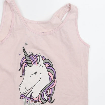 Primark Girls Pink   Basic Tank Size 11 Years