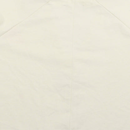 Womens UK Size S Zara White Basic T-Shirt
