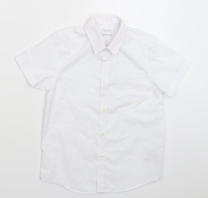 NEXT Boys White   Basic Button-Up Size 7 Years