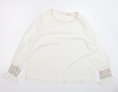 TU Womens White   Basic Blouse Size 18