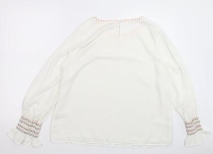 TU Womens White   Basic Blouse Size 18