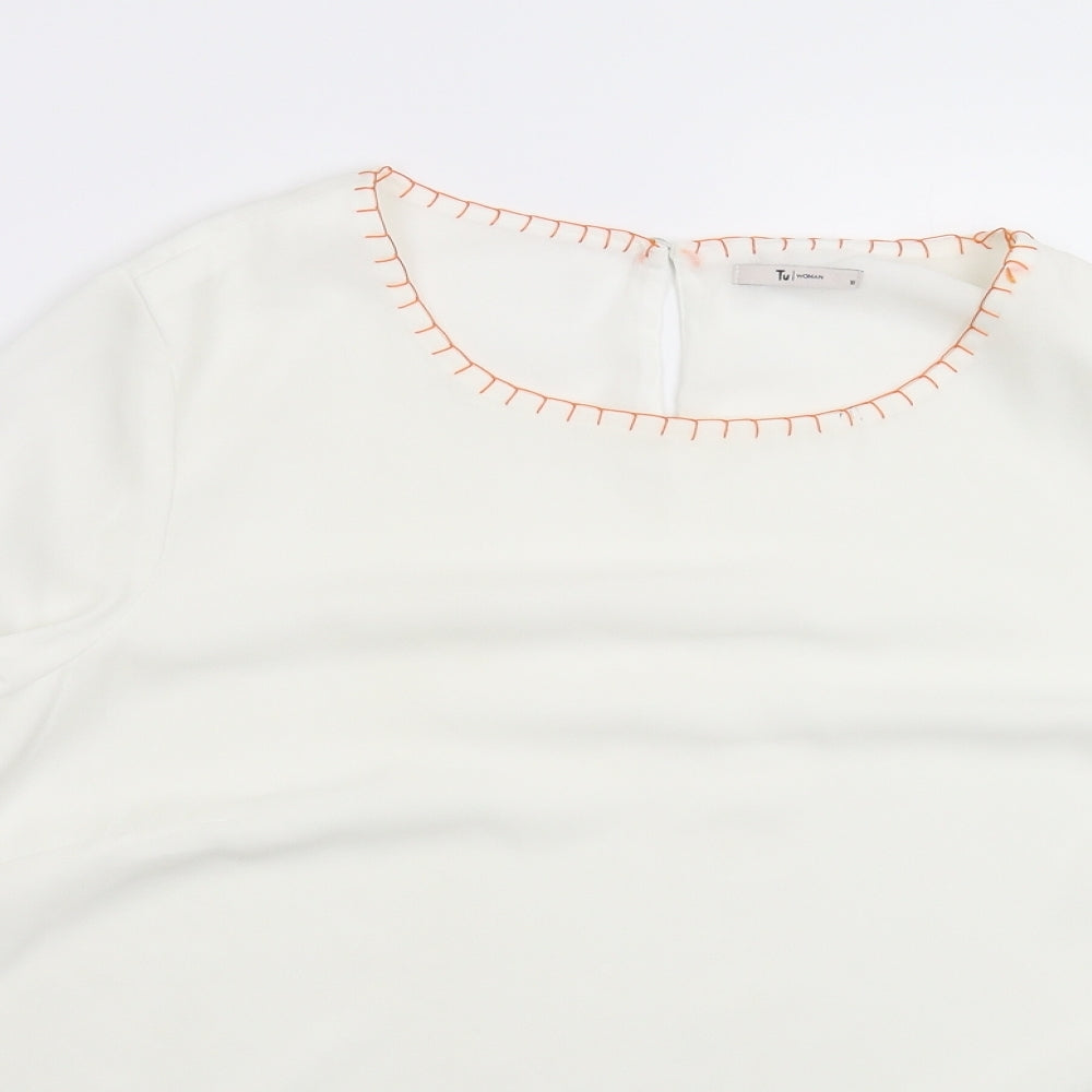 TU Womens White   Basic Blouse Size 18