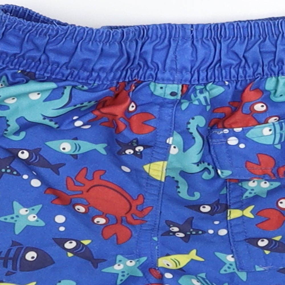 George Baby Blue   Cropped Trousers Size 12-18 Months  - Shorts